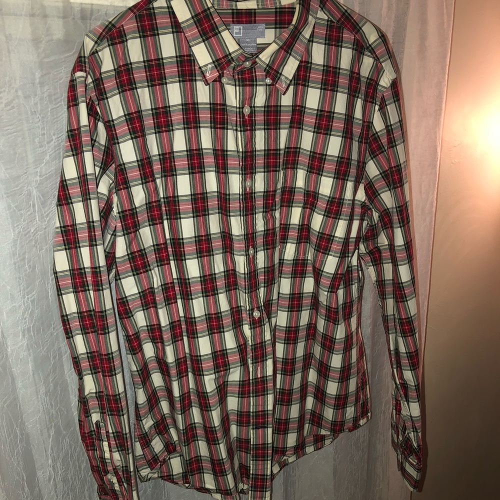 Plaid button down